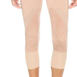 Adidas Womens Rose Tan Activewear Crop Leggings S